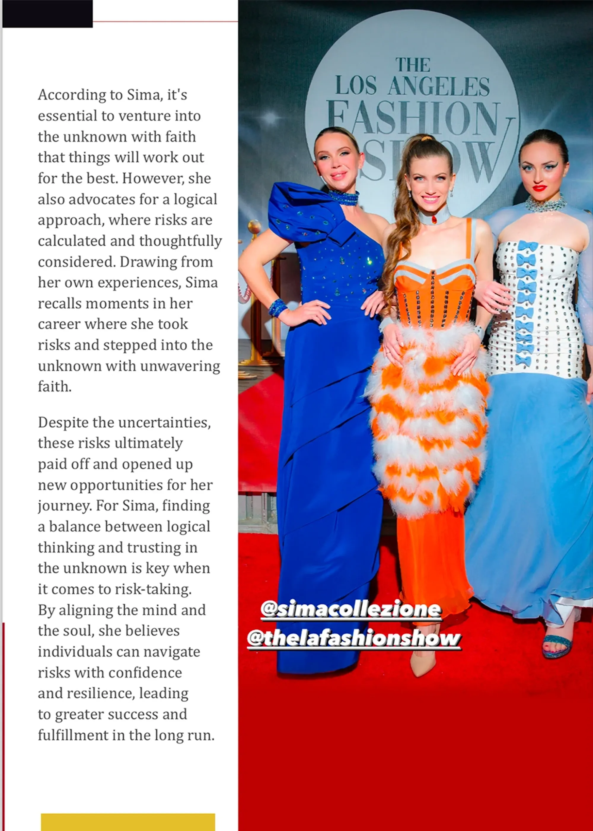 Event imagery and editorial copy.