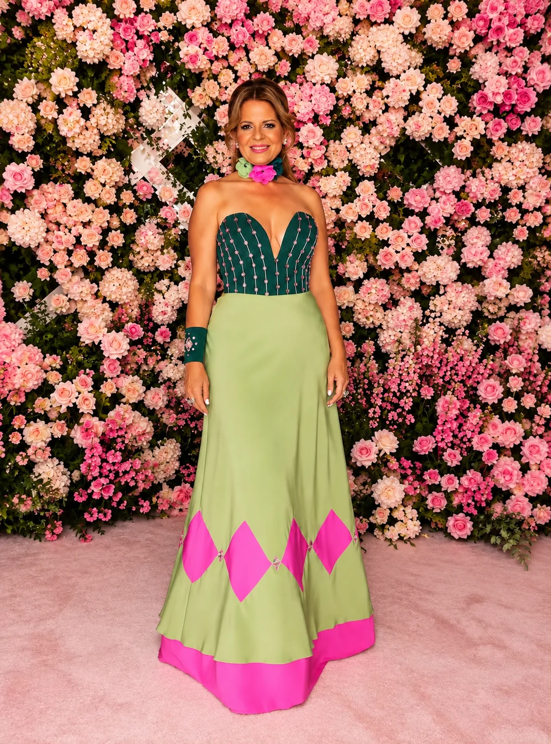 Sima Azadegan in an elegant portrait